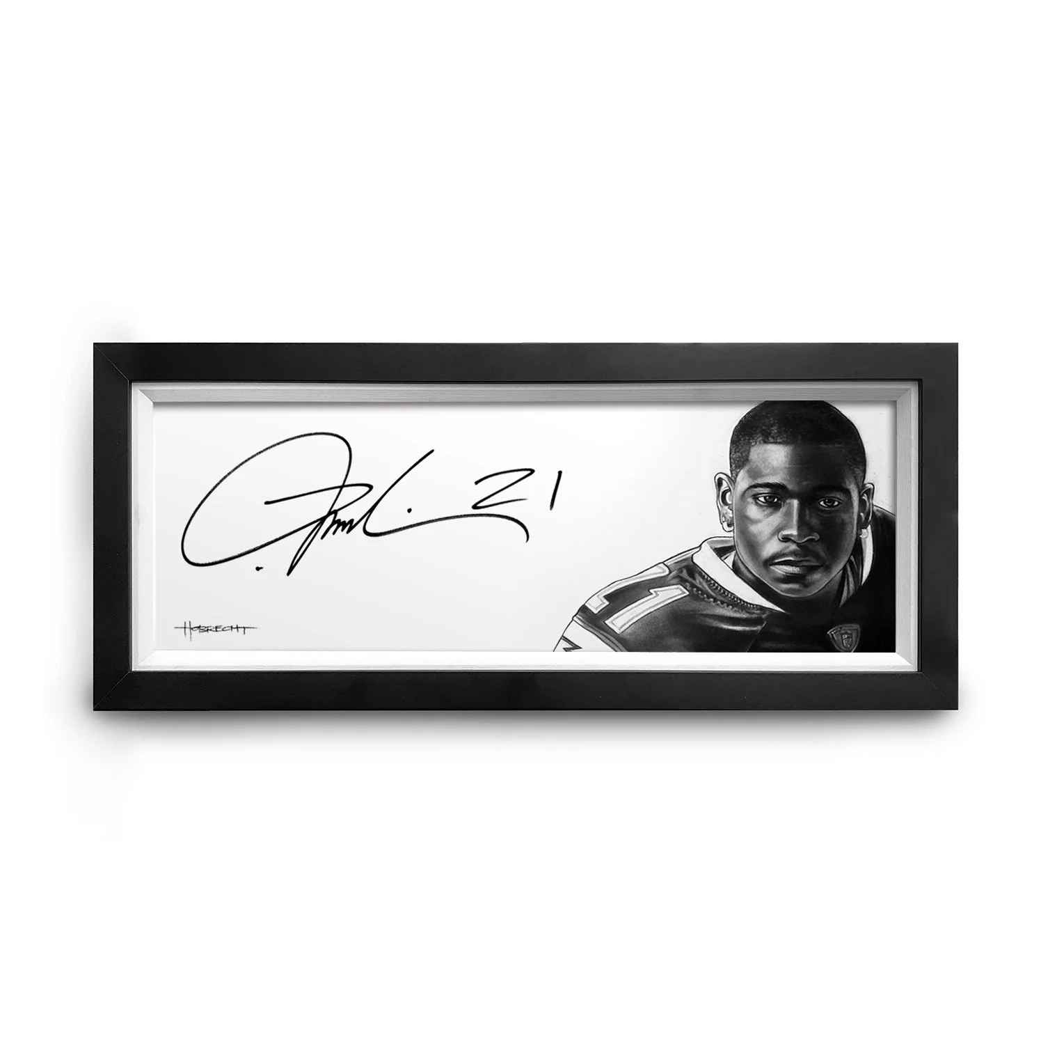 LaDainian Tomlinson Signed Art — Art of the Signature